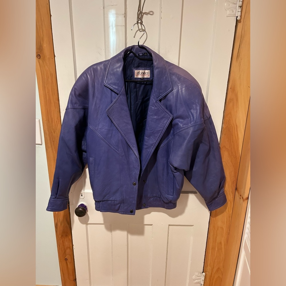 Vintage dlinea genuine leather jacket.